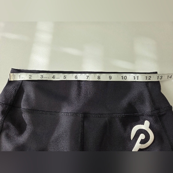 Clearance! Peloton Black Athletic Leggings with Vibrant Pink and Yellow Accents - Picture 10 of 13